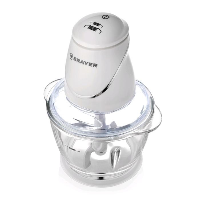 Измельчитель BRAYER BR1403, стекло, 500 Вт, 1 л, белый - фото 51425912 Измельчитель BRAYER BR1403, стекло, 500 Вт, 1 л, белый - фото 51425912