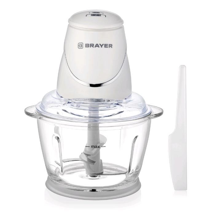 Измельчитель BRAYER BR1403, стекло, 500 Вт, 1 л, белый - фото 51425913 Измельчитель BRAYER BR1403, стекло, 500 Вт, 1 л, белый - фото 51425913