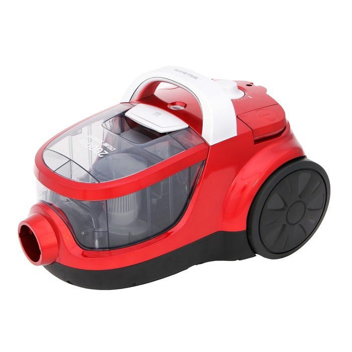 Пылесос WILLMARK VC-2067CY, 2000/400 Вт, чёрно-красный - фото 51425946 Пылесос WILLMARK VC-2067CY, 2000/400 Вт, чёрно-красный - фото 51425946