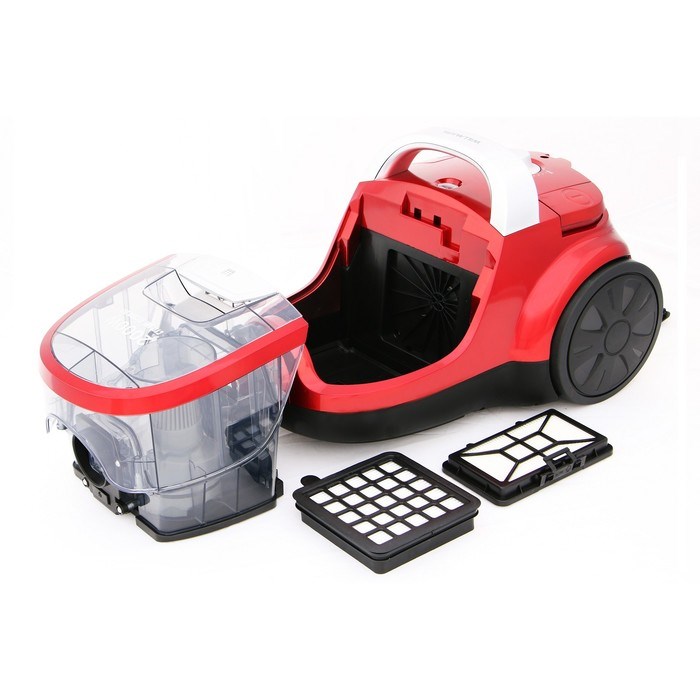 Пылесос WILLMARK VC-2067CY, 2000/400 Вт, чёрно-красный - фото 51425947 Пылесос WILLMARK VC-2067CY, 2000/400 Вт, чёрно-красный - фото 51425947