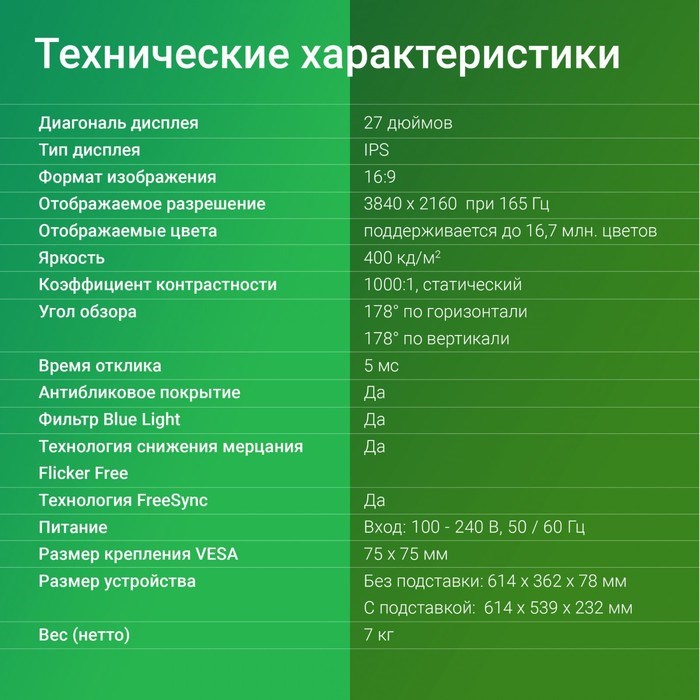 Монитор Digma 27" Gaming DM-MONG2740 темно-серый IPS LED 5ms 16:9 HDMI матовая HAS Piv 400cd 10046 - фото 51427198 Монитор Digma 27" Gaming DM-MONG2740 темно-серый IPS LED 5ms 16:9 HDMI матовая HAS Piv 400cd 10046 - фото 51427198