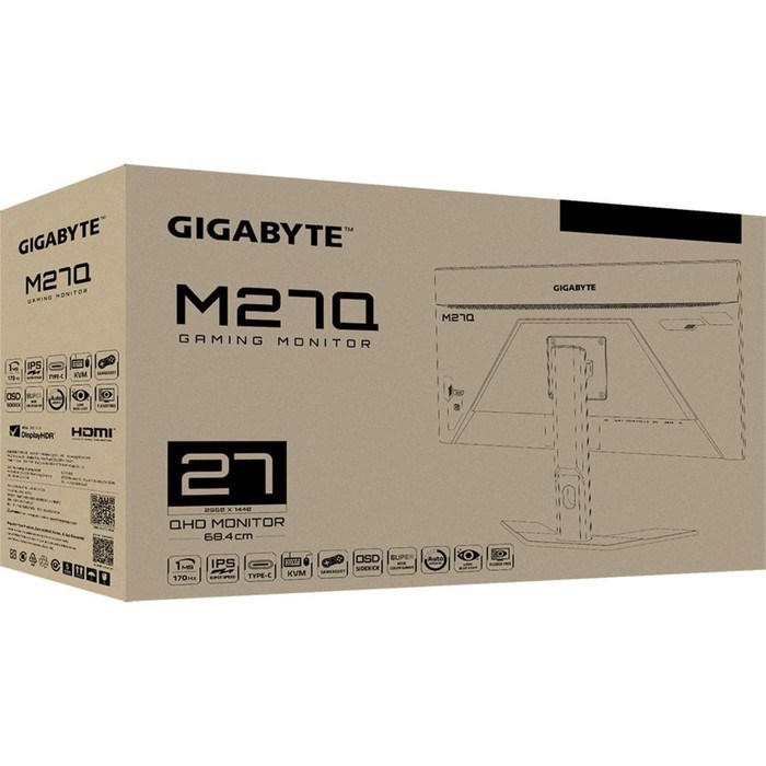 Монитор Gigabyte 27" M27Q черный IPS LED 0.5ms 16:9 HDMI полуматовая HAS 350cd 178гр/178гр 2 10046 - фото 51427260 Монитор Gigabyte 27" M27Q черный IPS LED 0.5ms 16:9 HDMI полуматовая HAS 350cd 178гр/178гр 2 10046 - фото 51427260
