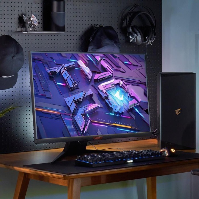 Монитор Gigabyte 31.5" Aorus FI32U черный IPS LED 1ms 16:9 HDMI HAS Piv 350cd 178гр/178гр 38 10046 - фото 51427269 Монитор Gigabyte 31.5" Aorus FI32U черный IPS LED 1ms 16:9 HDMI HAS Piv 350cd 178гр/178гр 38 10046 - фото 51427269