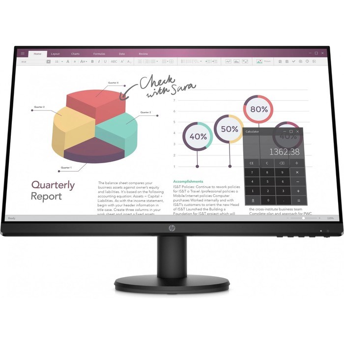 Монитор HP 23.8" P24v черный VA LED 16:9 HDMI матовая 250cd 178гр/178гр 1920x1080 VGA FHD 3. 10046 - фото 51427430 Монитор HP 23.8" P24v черный VA LED 16:9 HDMI матовая 250cd 178гр/178гр 1920x1080 VGA FHD 3. 10046 - фото 51427430