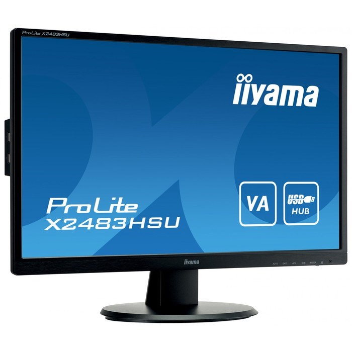 Монитор Iiyama 23.8" ProLite X2483HSU-B5 черный VA LED 16:9 HDMI M/M матовая 250cd 178гр/178 10046 - фото 51427469 Монитор Iiyama 23.8" ProLite X2483HSU-B5 черный VA LED 16:9 HDMI M/M матовая 250cd 178гр/178 10046 - фото 51427469
