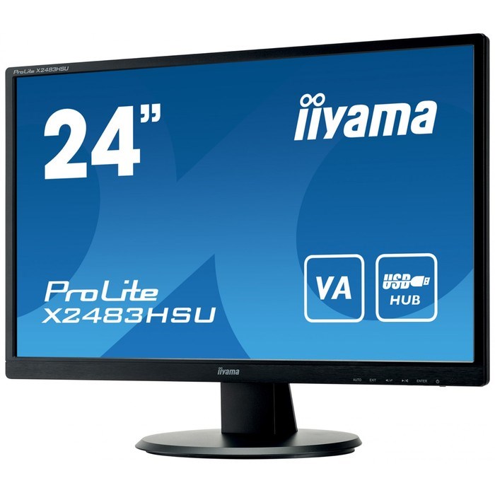 Монитор Iiyama 23.8" ProLite X2483HSU-B5 черный VA LED 16:9 HDMI M/M матовая 250cd 178гр/178 10046 - фото 51427470 Монитор Iiyama 23.8" ProLite X2483HSU-B5 черный VA LED 16:9 HDMI M/M матовая 250cd 178гр/178 10046 - фото 51427470