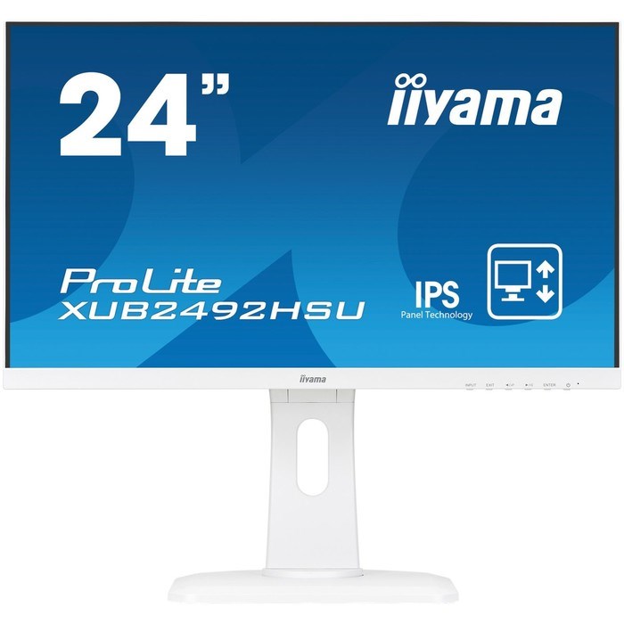 Монитор Iiyama 23.8" ProLite XUB2492HSU-W1 белый IPS LED 16:9 HDMI M/M матовая HAS Piv 1000: 10046 - фото 51427511 Монитор Iiyama 23.8" ProLite XUB2492HSU-W1 белый IPS LED 16:9 HDMI M/M матовая HAS Piv 1000: 10046 - фото 51427511