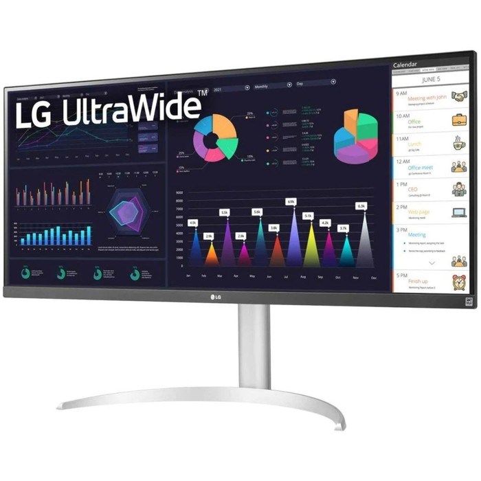 Монитор LG 34" 34WQ65X-W белый IPS LED 21:9 HDMI матовая HAS 500cd 178гр/178гр 2560x1080 60H 10046 - фото 51427755 Монитор LG 34" 34WQ65X-W белый IPS LED 21:9 HDMI матовая HAS 500cd 178гр/178гр 2560x1080 60H 10046 - фото 51427755