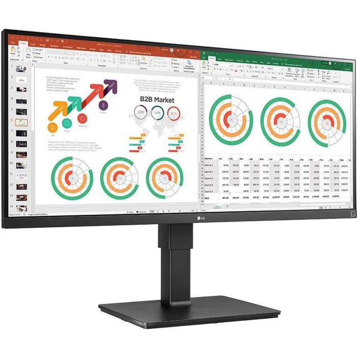 Монитор LG 34" UltraWide 34BN770-B черный IPS LED 21:9 HDMI M/M матовая HAS Piv 350cd 178гр/ 10046 - фото 51427775 Монитор LG 34" UltraWide 34BN770-B черный IPS LED 21:9 HDMI M/M матовая HAS Piv 350cd 178гр/ 10046 - фото 51427775