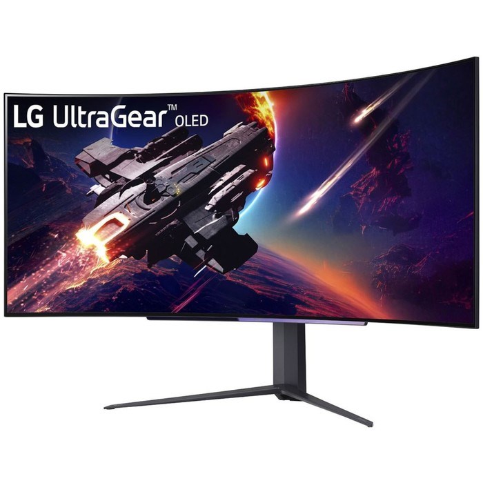 Монитор LG 44.5" (113.03см) UltraGear 45GR95QE-B черный OLED LED 21:9 HDMI матовая HAS Piv 1 10046 - фото 51427783 Монитор LG 44.5" (113.03см) UltraGear 45GR95QE-B черный OLED LED 21:9 HDMI матовая HAS Piv 1 10046 - фото 51427783