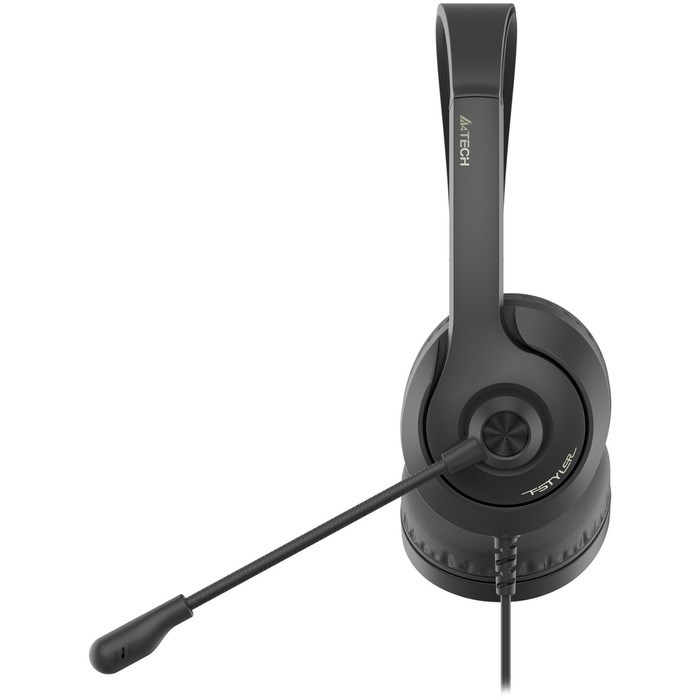 Наушники с микрофоном A4Tech Fstyler FH100 черный 2м накладные оголовье (FH100 (STONE BLACK) 10046 - фото 51428184 Наушники с микрофоном A4Tech Fstyler FH100 черный 2м накладные оголовье (FH100 (STONE BLACK) 10046 - фото 51428184