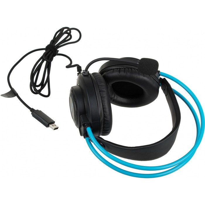 Наушники с микрофоном A4Tech Fstyler FH200U серый/синий 2м накладные USB оголовье (FH200U BL 10046 - фото 51428222 Наушники с микрофоном A4Tech Fstyler FH200U серый/синий 2м накладные USB оголовье (FH200U BL 10046 - фото 51428222