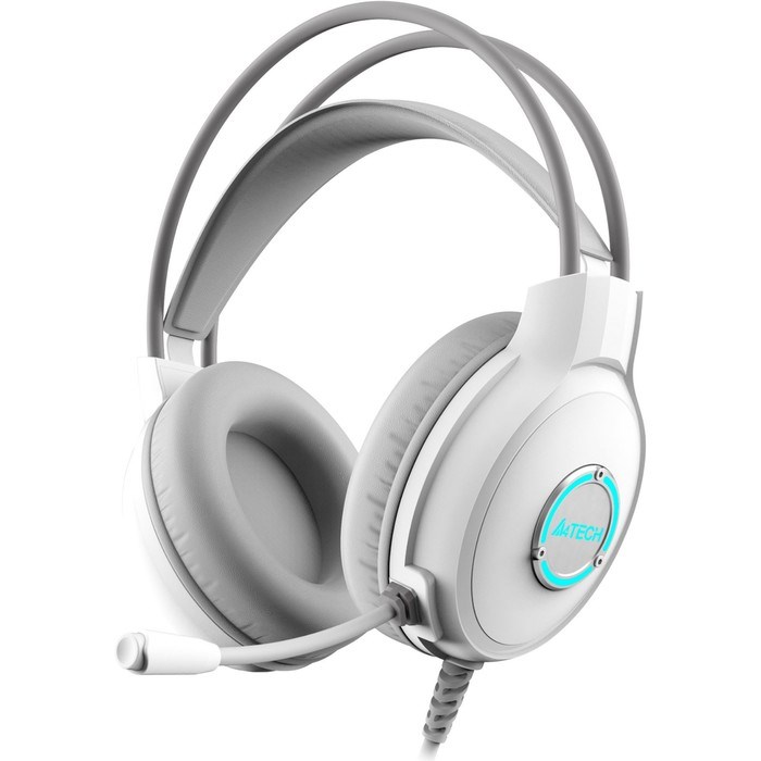 Наушники с микрофоном A4Tech Fstyler FH300U белый 2м мониторные USB оголовье (FH300U WHITE) 100465 - фото 51428229 Наушники с микрофоном A4Tech Fstyler FH300U белый 2м мониторные USB оголовье (FH300U WHITE) 100465 - фото 51428229