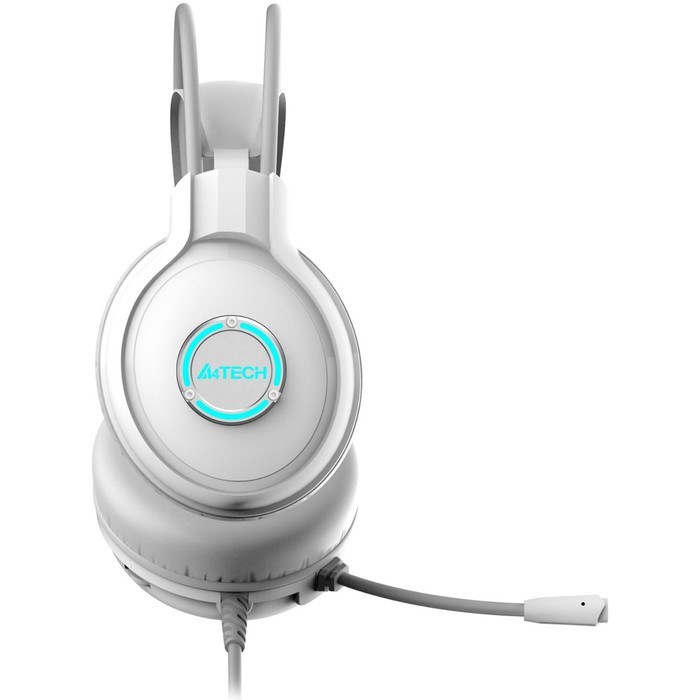 Наушники с микрофоном A4Tech Fstyler FH300U белый 2м мониторные USB оголовье (FH300U WHITE) 100465 - фото 51428235 Наушники с микрофоном A4Tech Fstyler FH300U белый 2м мониторные USB оголовье (FH300U WHITE) 100465 - фото 51428235