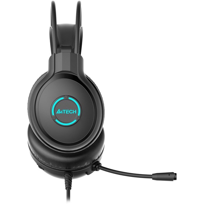 Наушники с микрофоном A4Tech Fstyler FH300U черный 2м мониторные USB оголовье (FH300U BLACK) 10046 - фото 51428243 Наушники с микрофоном A4Tech Fstyler FH300U черный 2м мониторные USB оголовье (FH300U BLACK) 10046 - фото 51428243