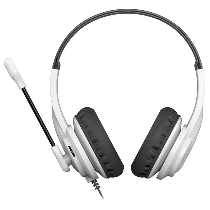 Наушники с микрофоном A4Tech HS-10 черный/белый 2м накладные оголовье (HS-10/3.5MM PLUG/BLAC 10046 - фото 51428253 Наушники с микрофоном A4Tech HS-10 черный/белый 2м накладные оголовье (HS-10/3.5MM PLUG/BLAC 10046 - фото 51428253