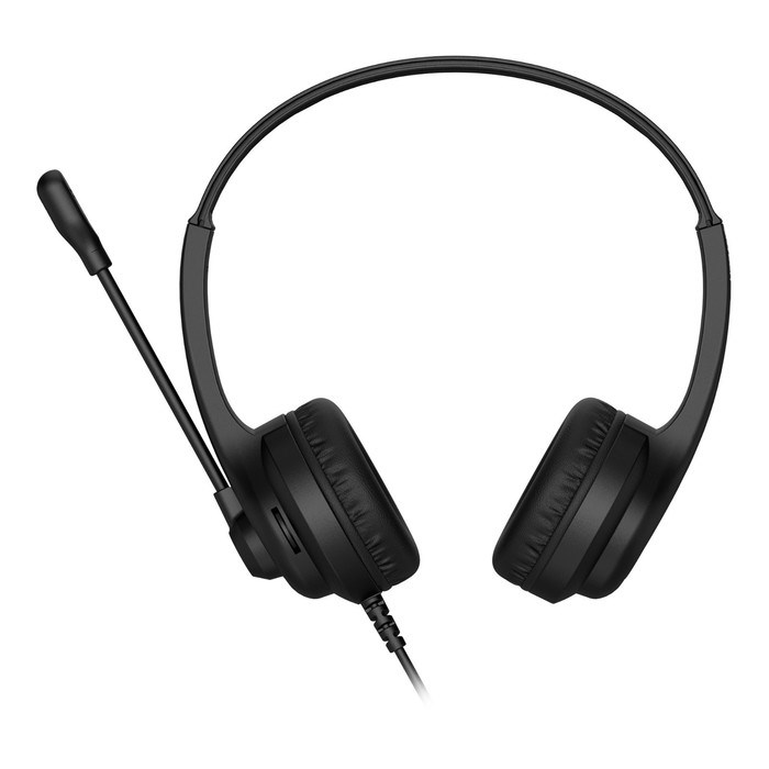 Наушники с микрофоном A4Tech HU-8 черный 2м накладные USB оголовье - фото 51428334 Наушники с микрофоном A4Tech HU-8 черный 2м накладные USB оголовье - фото 51428334