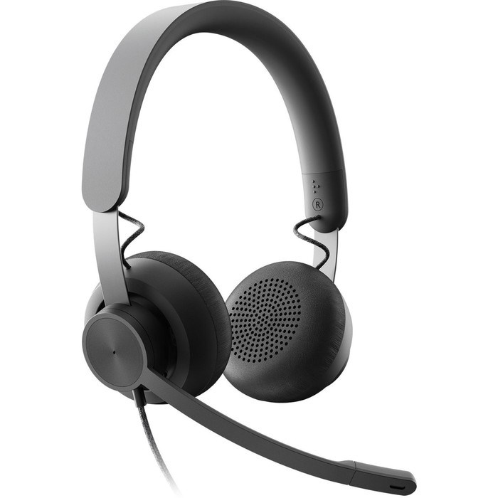 Наушники с микрофоном Logitech Zone Wired UC черный матовый 1.9м накладные USB оголовье (981 10046 - фото 51428405 Наушники с микрофоном Logitech Zone Wired UC черный матовый 1.9м накладные USB оголовье (981 10046 - фото 51428405