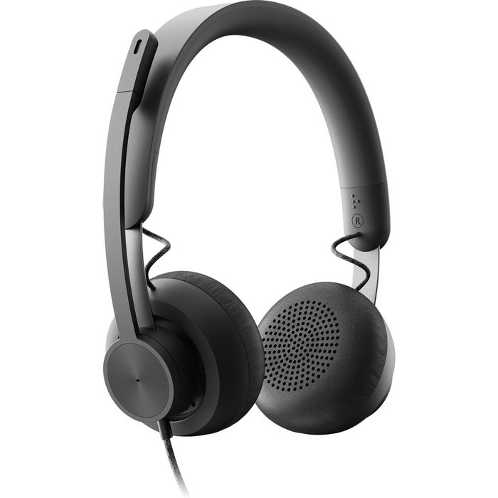 Наушники с микрофоном Logitech Zone Wired UC черный матовый 1.9м накладные USB оголовье (981 10046 - фото 51428406 Наушники с микрофоном Logitech Zone Wired UC черный матовый 1.9м накладные USB оголовье (981 10046 - фото 51428406