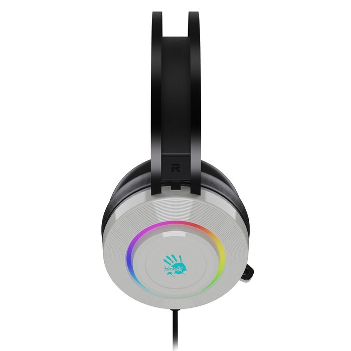 Наушники с микрофоном A4Tech Bloody G521 белый/черный 2.3м мониторные USB оголовье (G521 (WH 10046 - фото 51428475 Наушники с микрофоном A4Tech Bloody G521 белый/черный 2.3м мониторные USB оголовье (G521 (WH 10046 - фото 51428475