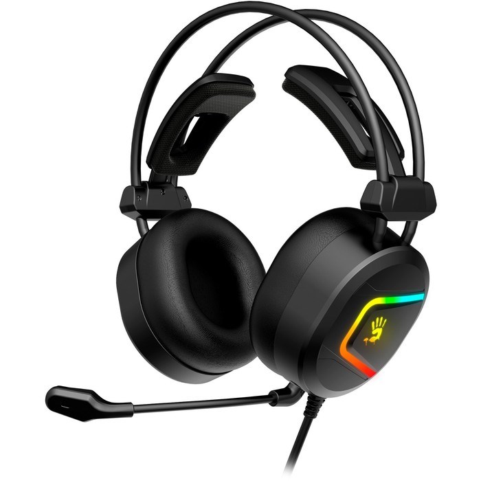 Наушники с микрофоном A4Tech Bloody MC750 черный 2.3м мониторные USB оголовье (MC750 BLACK) 100466 - фото 51428558 Наушники с микрофоном A4Tech Bloody MC750 черный 2.3м мониторные USB оголовье (MC750 BLACK) 100466 - фото 51428558