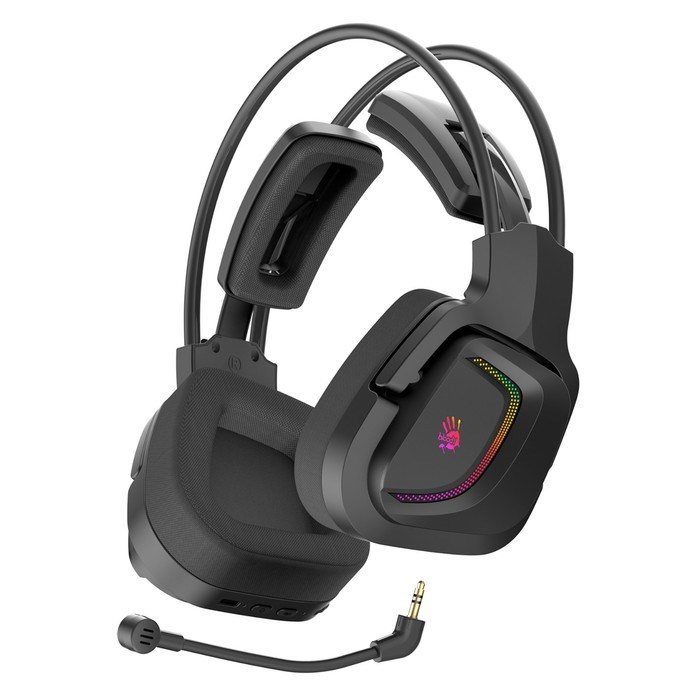Наушники с микрофоном A4Tech Bloody MR575 черный 1.5м мониторные BT/Radio оголовье (MR575)   1004664 - фото 51428562