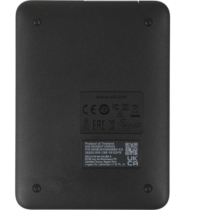Жесткий диск WD USB 3.0 4TB WDBU6Y0040BBK-WESN Elements Portable 2.5" черный - фото 51428897 Жесткий диск WD USB 3.0 4TB WDBU6Y0040BBK-WESN Elements Portable 2.5" черный - фото 51428897