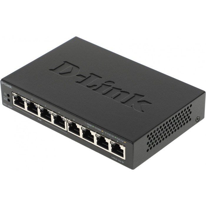 Коммутатор D-Link DGS-1008P/F1A 8G 4PoE 80W неуправляемый - фото 51428963 Коммутатор D-Link DGS-1008P/F1A 8G 4PoE 80W неуправляемый - фото 51428963