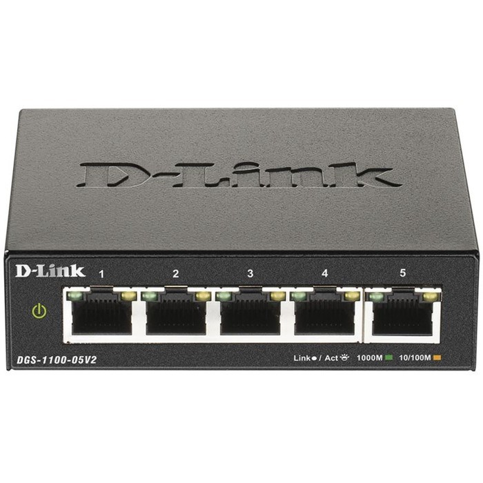 Коммутатор D-Link DGS-1100-05V2/A1A 5G настраиваемый - фото 51428969 Коммутатор D-Link DGS-1100-05V2/A1A 5G настраиваемый - фото 51428969