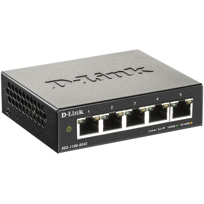 Коммутатор D-Link DGS-1100-05V2/A1A 5G настраиваемый - фото 51428970 Коммутатор D-Link DGS-1100-05V2/A1A 5G настраиваемый - фото 51428970