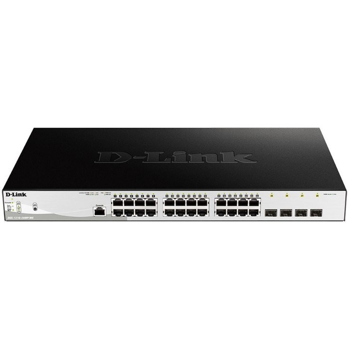 Коммутатор D-Link DGS-1210-28MP/ME/B 24G 4SFP 24PoE 370W управляемый - фото 51429002 Коммутатор D-Link DGS-1210-28MP/ME/B 24G 4SFP 24PoE 370W управляемый - фото 51429002