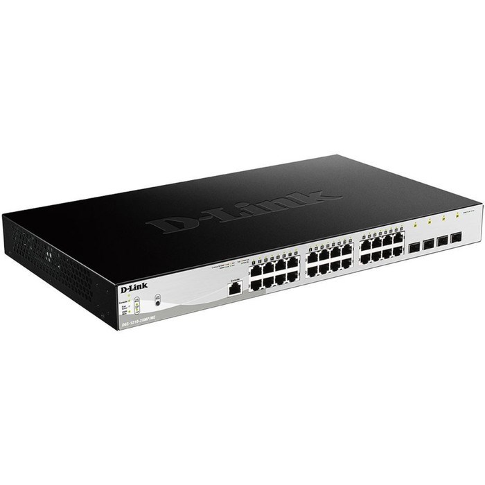 Коммутатор D-Link DGS-1210-28MP/ME/B 24G 4SFP 24PoE 370W управляемый - фото 51429003 Коммутатор D-Link DGS-1210-28MP/ME/B 24G 4SFP 24PoE 370W управляемый - фото 51429003