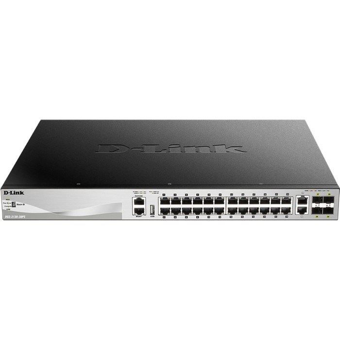 Коммутатор D-Link DGS-3130-30PS/B1A 24G 2x10G 4SFP+ 24PoE 370W управляемый - фото 51429016 Коммутатор D-Link DGS-3130-30PS/B1A 24G 2x10G 4SFP+ 24PoE 370W управляемый - фото 51429016