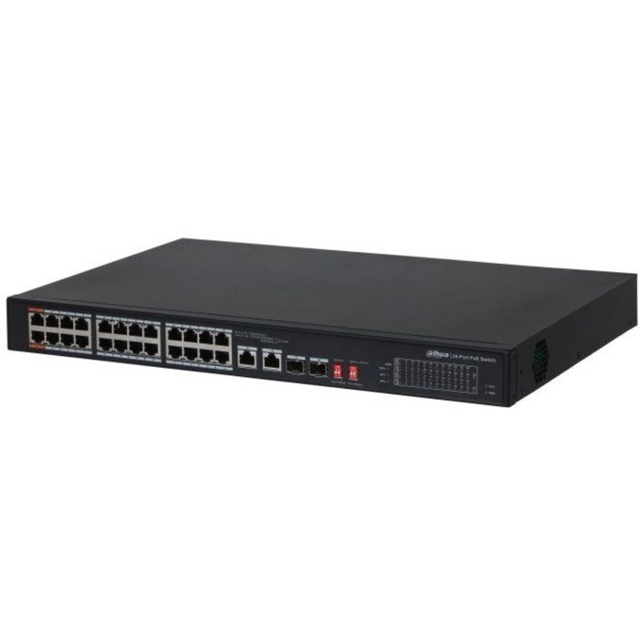 Коммутатор Dahua DH-PFS3226-24ET-240 24x100Mb 2G 2SFP 22PoE+ 240W неуправляемый - фото 51429049 Коммутатор Dahua DH-PFS3226-24ET-240 24x100Mb 2G 2SFP 22PoE+ 240W неуправляемый - фото 51429049