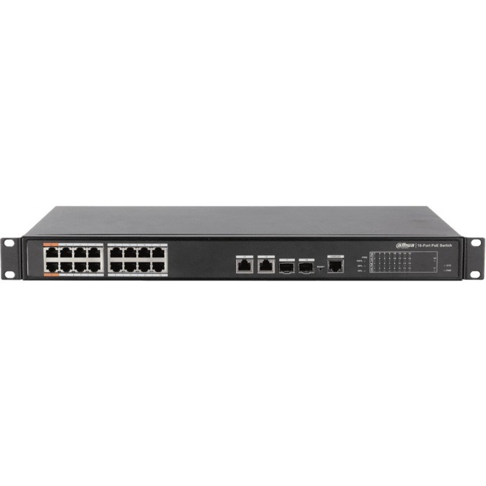 Коммутатор Dahua DH-PFS4218-16ET-240 16x100Mb 2G 16PoE 240W управляемый - фото 51429050 Коммутатор Dahua DH-PFS4218-16ET-240 16x100Mb 2G 16PoE 240W управляемый - фото 51429050