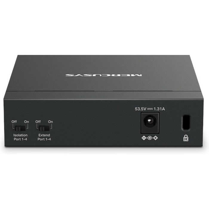 Коммутатор Mercusys MS105GP 5G 4PoE+ 65W неуправляемый - фото 51429098 Коммутатор Mercusys MS105GP 5G 4PoE+ 65W неуправляемый - фото 51429098