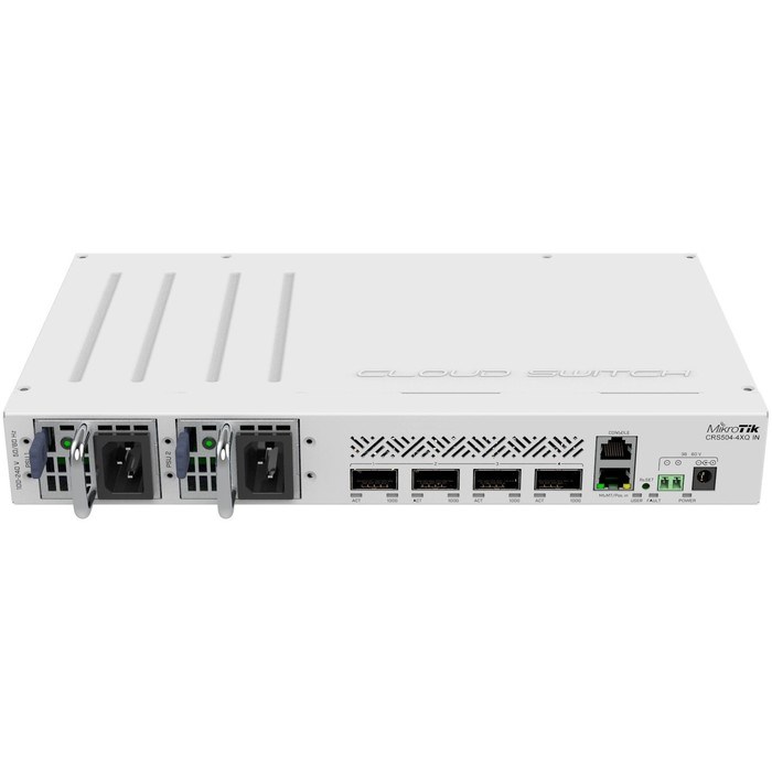 Коммутатор MikroTik CRS504-4XQ-IN 1x100Mb управляемый - фото 51429124 Коммутатор MikroTik CRS504-4XQ-IN 1x100Mb управляемый - фото 51429124