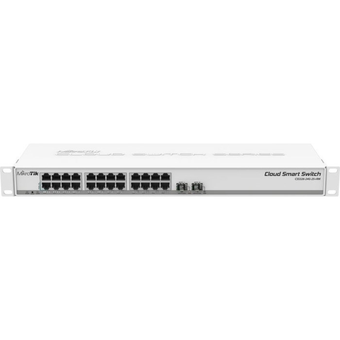 Коммутатор MikroTik CSS326-24G-2S+RM 24G 2SFP+ управляемый - фото 51429127 Коммутатор MikroTik CSS326-24G-2S+RM 24G 2SFP+ управляемый - фото 51429127