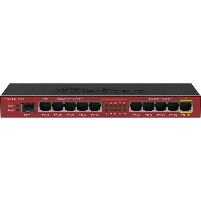 Коммутатор MikroTik RB2011iLS-IN 5x100Mb 5G 1SFP управляемый - фото 51429133 Коммутатор MikroTik RB2011iLS-IN 5x100Mb 5G 1SFP управляемый - фото 51429133