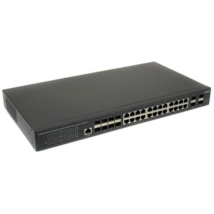 Коммутатор Osnovo SW-32G4X-3L 16G 8GBIC 8PoE 375W управляемый - фото 51429142 Коммутатор Osnovo SW-32G4X-3L 16G 8GBIC 8PoE 375W управляемый - фото 51429142