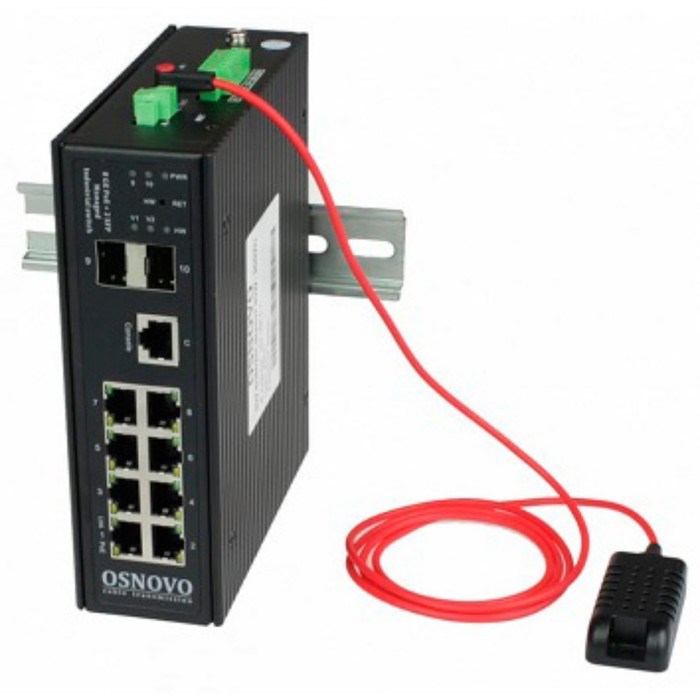 Коммутатор Osnovo SW-80802/I(Port 90W, 300W) 8G 2SFP 8PoE 200W управляемый - фото 51429143 Коммутатор Osnovo SW-80802/I(Port 90W, 300W) 8G 2SFP 8PoE 200W управляемый - фото 51429143