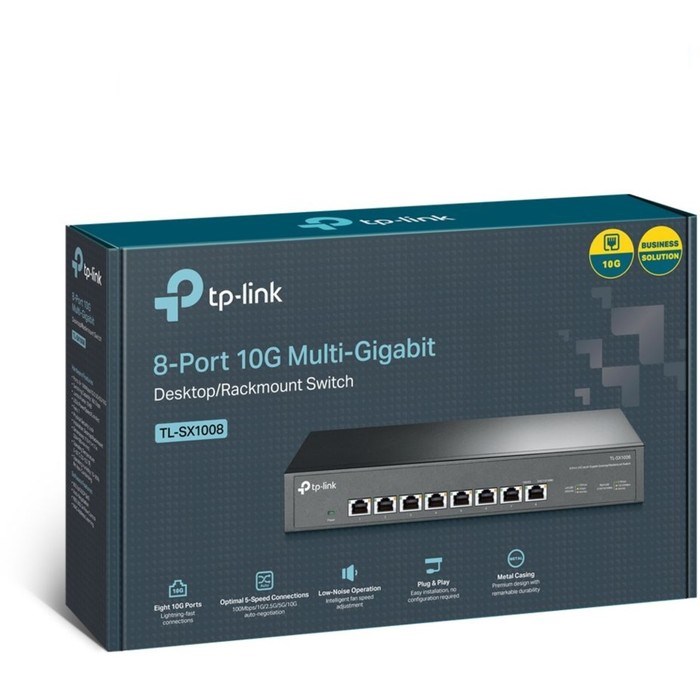 Коммутатор TP-Link TL-SX1008 8x10G неуправляемый - фото 51429169 Коммутатор TP-Link TL-SX1008 8x10G неуправляемый - фото 51429169