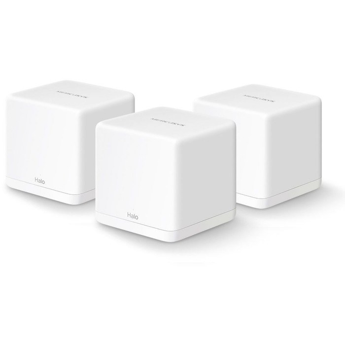 Бесшовный Mesh роутер Mercusys Halo H30G(3-pack) AC1300 10/100/1000BASE-TX белый (упак.:3шт) 10047 - фото 51429387 Бесшовный Mesh роутер Mercusys Halo H30G(3-pack) AC1300 10/100/1000BASE-TX белый (упак.:3шт) 10047 - фото 51429387