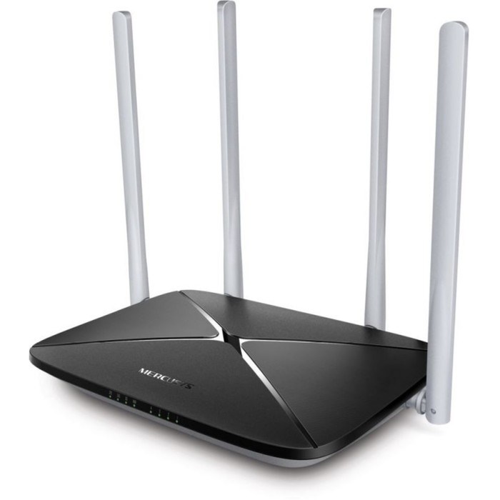 Роутер беспроводной Mercusys AC12 AC1200 10/100BASE-TX черный - фото 51429413 Роутер беспроводной Mercusys AC12 AC1200 10/100BASE-TX черный - фото 51429413