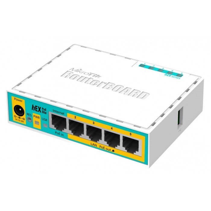 Роутер MikroTik hEX PoE lite (RB750UPR2) 10/100BASE-TX белый - фото 51429460 Роутер MikroTik hEX PoE lite (RB750UPR2) 10/100BASE-TX белый - фото 51429460