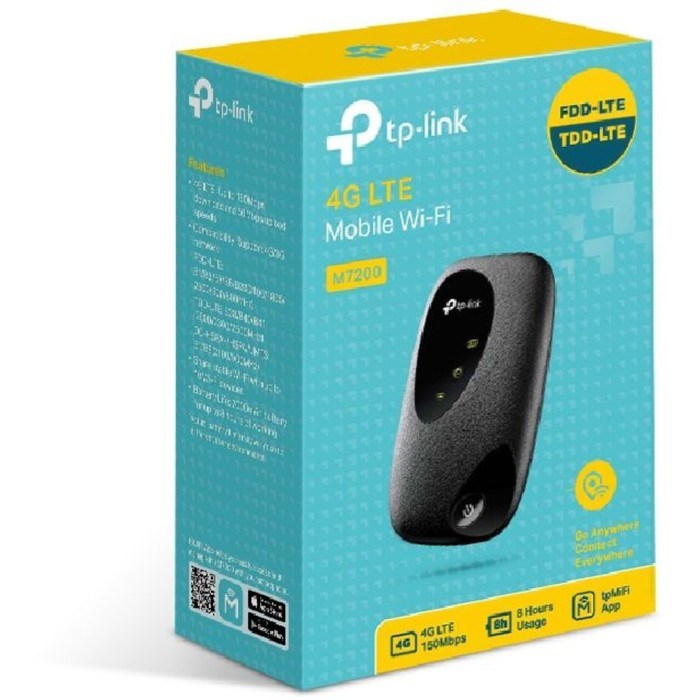 Модем 2G/3G/4G TP-Link M7200 micro USB Wi-Fi +Router внешний черный - фото 51429552 Модем 2G/3G/4G TP-Link M7200 micro USB Wi-Fi +Router внешний черный - фото 51429552