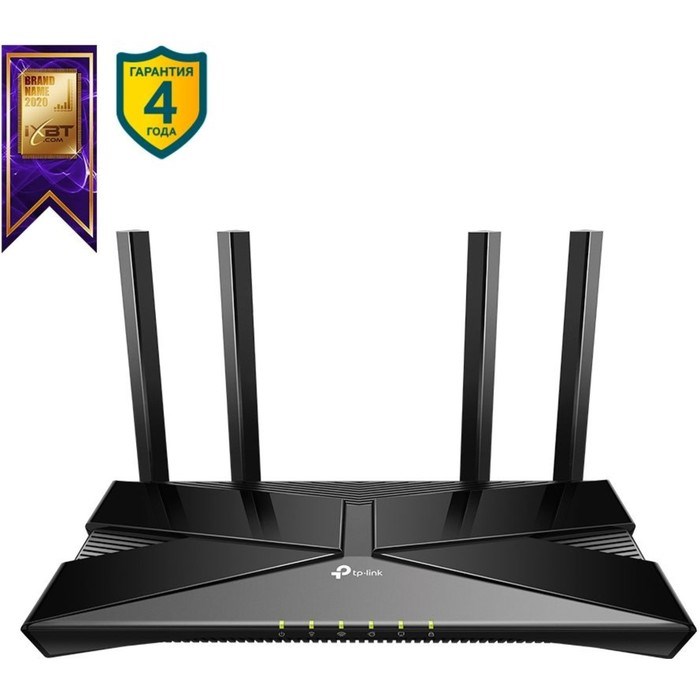 Роутер беспроводной TP-Link Archer AX53 AX3000 10/100/1000BASE-TX черный - фото 51429565 Роутер беспроводной TP-Link Archer AX53 AX3000 10/100/1000BASE-TX черный - фото 51429565