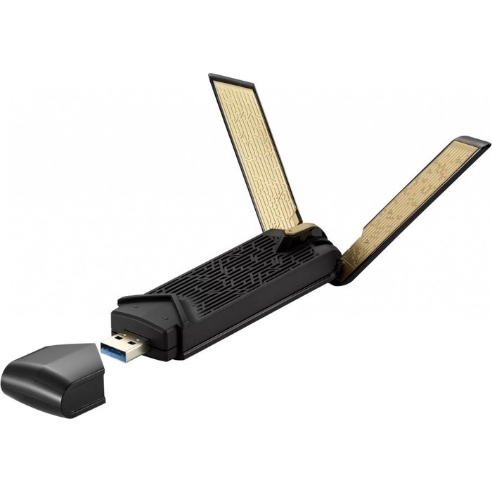Сетевой адаптер WiFi Asus USB-AX56 AX1800 USB 3.0 (ант.внеш.несъем.) - фото 51429603 Сетевой адаптер WiFi Asus USB-AX56 AX1800 USB 3.0 (ант.внеш.несъем.) - фото 51429603