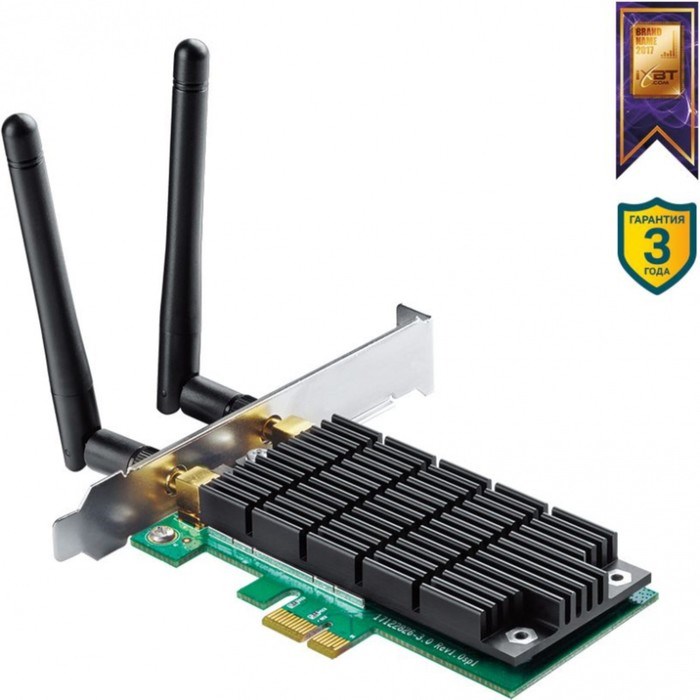 Сетевой адаптер WiFi TP-Link Archer T4E AC1200 PCI Express (ант.внеш.съем) 2ант. - фото 51429786 Сетевой адаптер WiFi TP-Link Archer T4E AC1200 PCI Express (ант.внеш.съем) 2ант. - фото 51429786