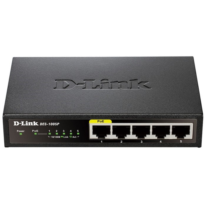 Коммутатор D-Link DGS-1005P/A1A 5G 4PoE 60W неуправляемый - фото 51429894 Коммутатор D-Link DGS-1005P/A1A 5G 4PoE 60W неуправляемый - фото 51429894